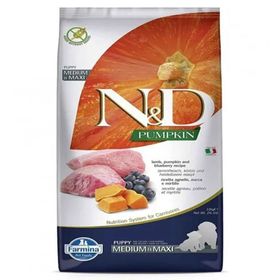 Farmina N&D Tahılsız Bal Kabağı Kuzu Etli Yavru 12 kg Köpek Maması