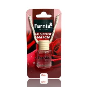 Farnia Kırmızı Gül 8 ml EDP Yüksek Esanslı Askılı Araç Kokusu Parfüm