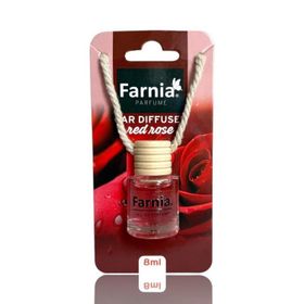 Farnia Kırmızı Gül 8 ml EDP Yüksek Esanslı Askılı Araç Kokusu Parfüm