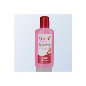 Farnia Profesyonel Çilek 125 ml 95 Derece Oje Temizleyici Aseton