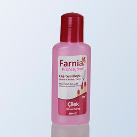 Farnia Profesyonel Çilek 80 ml 95 Derece Oje Temizleyici Aseton