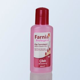 Farnia Profesyonel Çilek 80 ml 95 Derece Oje Temizleyici Aseton