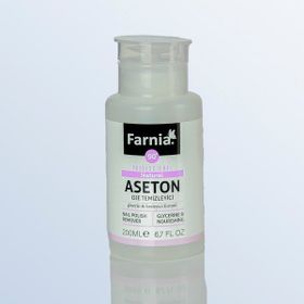 Farnia Profesyonel Naturel Pompalı 200 ml 90 Derece Oje Temizleyici Aseton