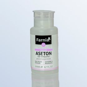 Farnia Profesyonel Naturel Pompalı 200 ml 90 Derece Oje Temizleyici Aseton