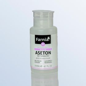 Farnia Profesyonel Naturel Pompalı 200 ml 90 Derece Oje Temizleyici Aseton