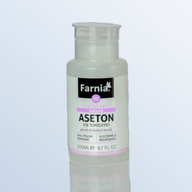 Farnia Profesyonel Naturel Pompalı 200 ml 90 Derece Oje Temizleyici Aseton