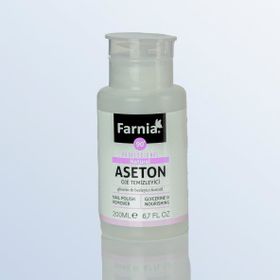 Farnia Profesyonel Naturel Pompalı 200 ml 90 Derece Oje Temizleyici Aseton