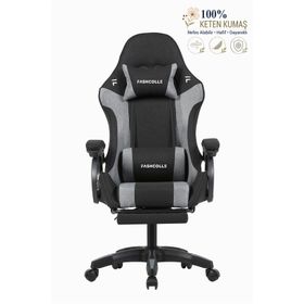 Fashcolle Dynamic Air Grey Masajlı Oyuncu Koltuğu