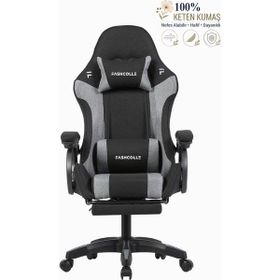 Fashcolle Dynamic Air Grey Masajlı Oyuncu Koltuğu