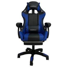 Fashcolle Dynamic Mavi Siyah Masajlı Oyuncu Koltuğu