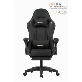 Fashcolle Dynamic Siyah Masajlı Oyuncu Koltuğu
