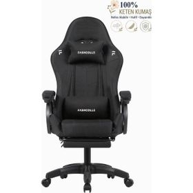 Fashcolle Dynamic Siyah Masajlı Oyuncu Koltuğu