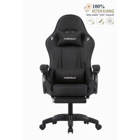 Fashcolle Dynamic Siyah Masajlı Oyuncu Koltuğu