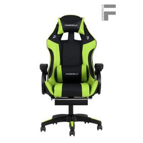 Fashcolle Dynamic Yeşil Siyah Masajlı Oyuncu Koltuğu