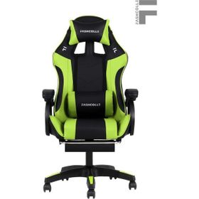 Fashcolle Dynamic Yeşil Siyah Masajlı Oyuncu Koltuğu