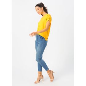 Fashion Friends 20Y0584 Koyu Mavi Kadın Kot Pantolon