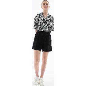 Fashion Friends 25Y0606K1 Kadın Keten Şort