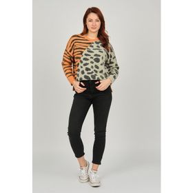 Fashion Friends 5370693 Yüksek Bel Antrasit Kadın Jean Pantolon
