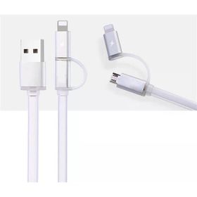 Fashion Gri Hızlı Şarj Led Işıklı Usb Şarj Kablosu
