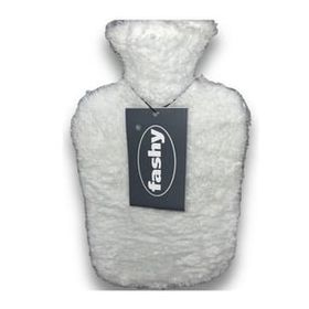 Fashy Termofor Beyaz Peluş Kılıflı 2 lt Sıcak Su Torbası