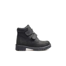 Fast Step 006SPA1001 Siyah Nubuk Hakiki Deri Unisex Çocuk Bot