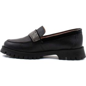 Fast Step 006XA0013 Siyah Hakiki Deri Erkek Çocuk Casual Ayakkabı