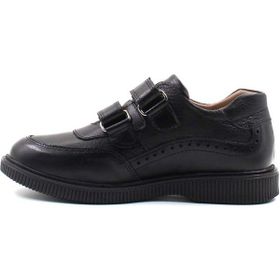 Fast Step 006XA0014 Siyah Hakiki Deri Erkek Çocuk Casual Ayakkabı