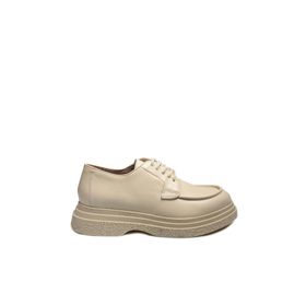 Fast Step 009ZA0151 Bej Hakiki Deri Kadın Casual Ayakkabı
