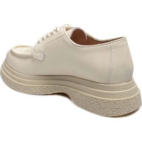 Fast Step 009ZA0151 Bej Hakiki Deri Kadın Casual Ayakkabı