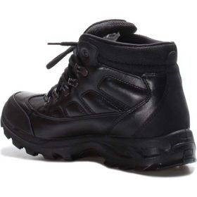 Fast Step 117SXA5538 Hakiki Deri Siyah Su Geçirmez Soğuğa Dayanıklı Unisex Trekking Bot