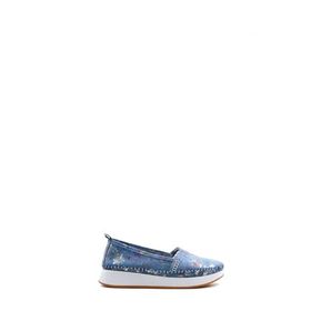 Fast Step 122ZA24075 Kot Çiçek Hakiki Deri Kadın Casual Ayakkabı