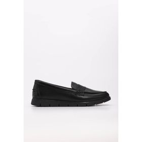 Fast Step 135ZA5604 Siyah Hakiki Deri Kadın Casual Ayakkabı