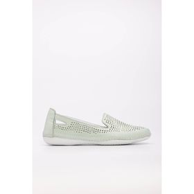 Fast Step 136ZA102 Su Yeşili Hakiki Deri Kadın Casual Ayakkabı