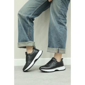 Fast Step 136ZA501 Siyah Hakiki Deri Kadın Casual Ayakkabı