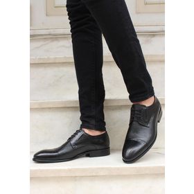Fast Step 237MA574 Hakiki Deri Kösele Erkek Klasik Ayakkabı