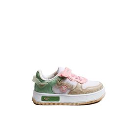 Fast Step 461XCA3002 Bej Beyaz Su Yeşili Unisex Çocuk Sneaker Ayakkabı