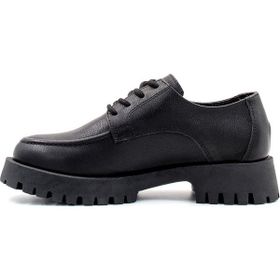 Fast Step 581ZA2841 Siyah Hakiki Deri Kadın Casual Ayakkabı