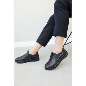 Fast Step 583ZA4023 Siyah Hakiki Deri Kadın Casual Ayakkabı
