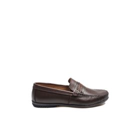 Fast Step 585MA204 Kahve Hakiki Deri Erkek Casual Ayakkabı