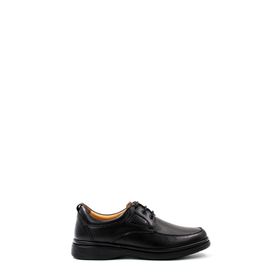Fast Step 662MA208 Siyah Hakiki Deri Ortopedik Erkek Casual Ayakkabı