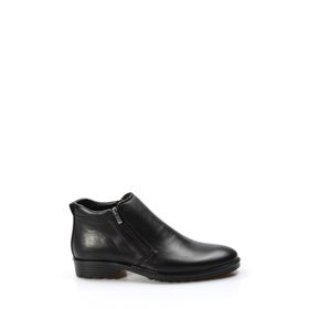 FAST STEP 671dma304 Hakiki Deri siyah Erkek Klasik Bot