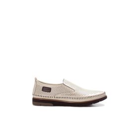 Fast Step 711MA07LZR Bej Deri Erkek Casual Ayakkabı