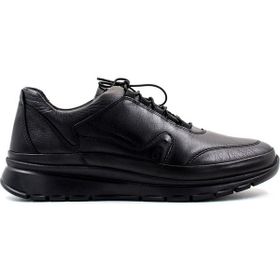 Fast Step 717MA14150 Siyah Hakiki Deri Erkek Casual Ayakkabı