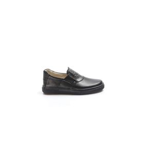 Fast Step 770FA916 Hakiki Deri Siyah Unisex Çocuk Casual Ayakkabı