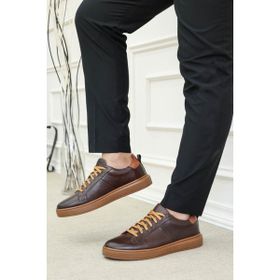 Fast Step 819MA1230 Kahverengi Deri Erkek Casual Ayakkabı