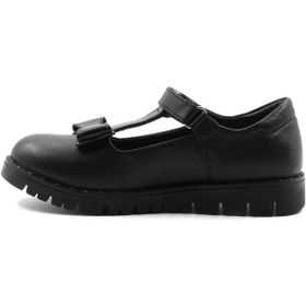 Fast Step 837XA06 Siyah Hakiki Deri Kız Çocuk Casual Ayakkabı