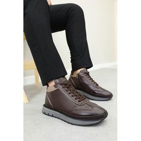 Fast Step 855SMA3066 Kahve Hakiki Deri Klasik Erkek Bot