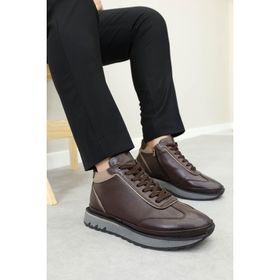 Fast Step 855SMA3066 Kahve Hakiki Deri Klasik Erkek Bot