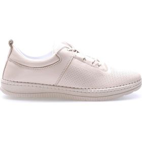 Fast Step 934ZA105LZR Bej Renk Deri Kadın Günlük Ayakkabı