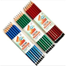 Fatih 12 Adet Pastel Köşeli Mercanlı Kurşun Kalem